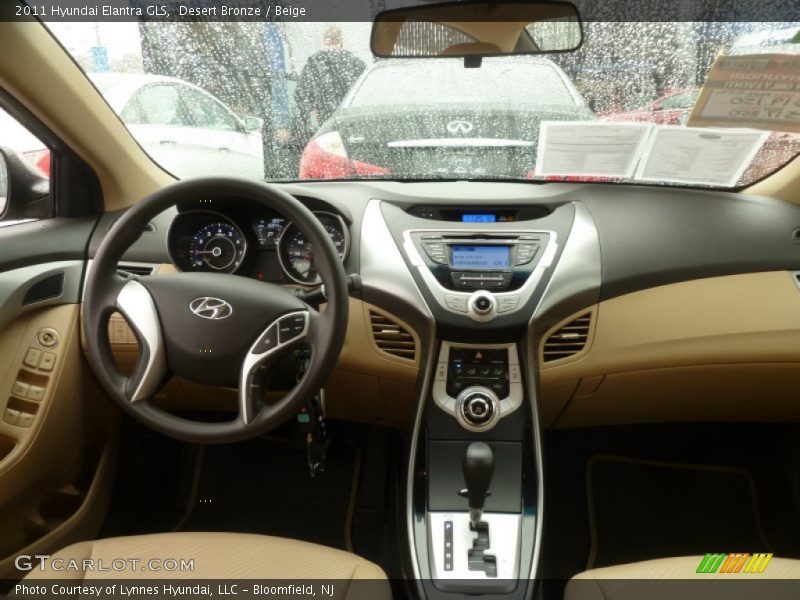 Desert Bronze / Beige 2011 Hyundai Elantra GLS