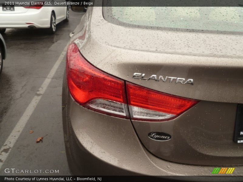 Desert Bronze / Beige 2011 Hyundai Elantra GLS