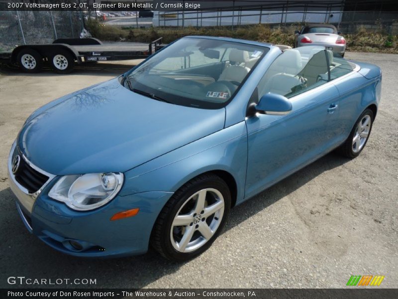 Eismeer Blue Metallic / Cornsilk Beige 2007 Volkswagen Eos 2.0T