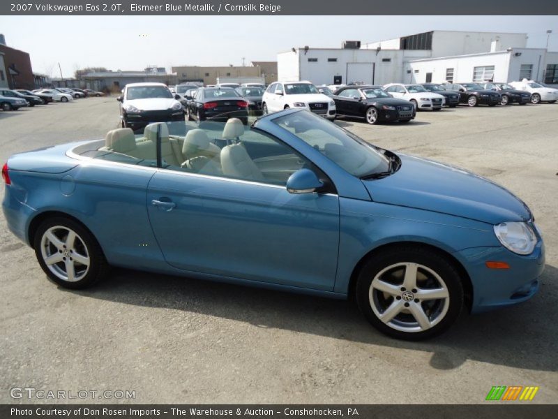 Eismeer Blue Metallic / Cornsilk Beige 2007 Volkswagen Eos 2.0T