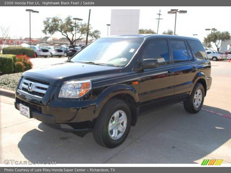 Nighthawk Black Pearl / Saddle 2006 Honda Pilot LX