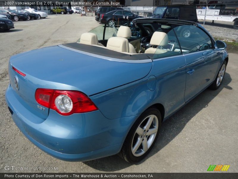 Eismeer Blue Metallic / Cornsilk Beige 2007 Volkswagen Eos 2.0T
