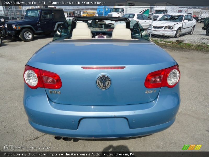 Eismeer Blue Metallic / Cornsilk Beige 2007 Volkswagen Eos 2.0T