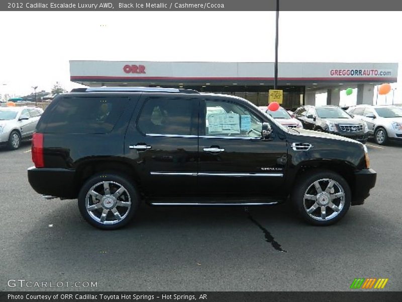 Black Ice Metallic / Cashmere/Cocoa 2012 Cadillac Escalade Luxury AWD