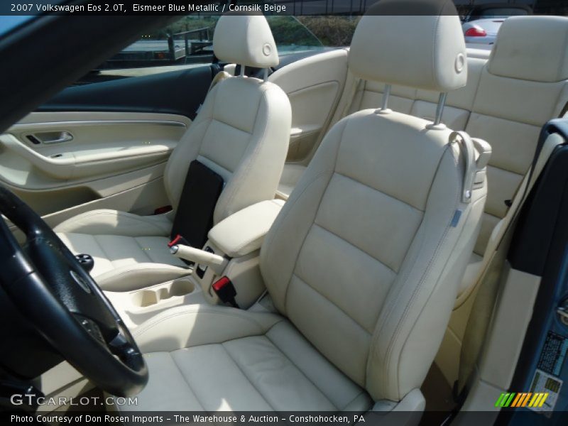 Eismeer Blue Metallic / Cornsilk Beige 2007 Volkswagen Eos 2.0T