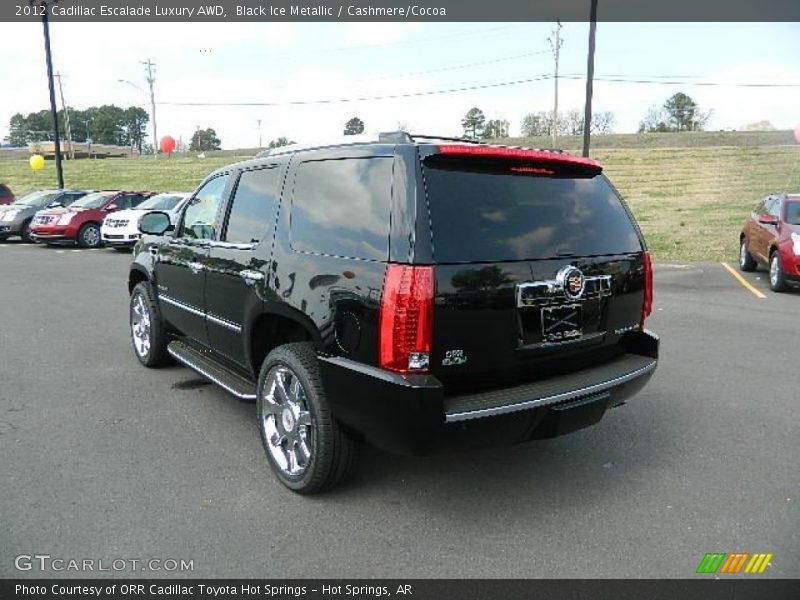 Black Ice Metallic / Cashmere/Cocoa 2012 Cadillac Escalade Luxury AWD