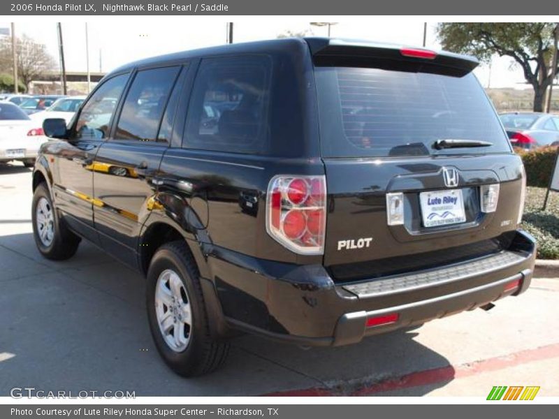 Nighthawk Black Pearl / Saddle 2006 Honda Pilot LX