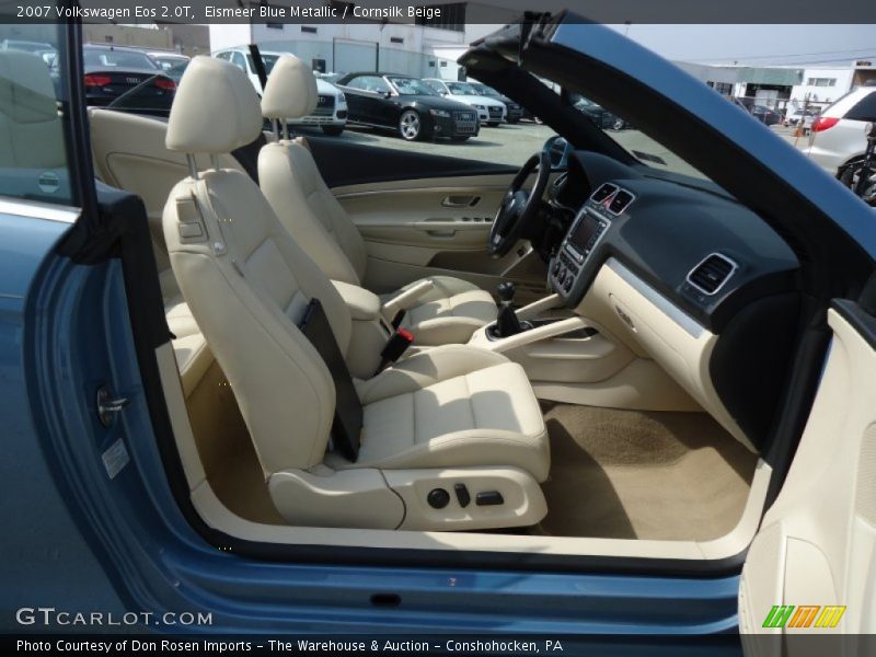 Eismeer Blue Metallic / Cornsilk Beige 2007 Volkswagen Eos 2.0T
