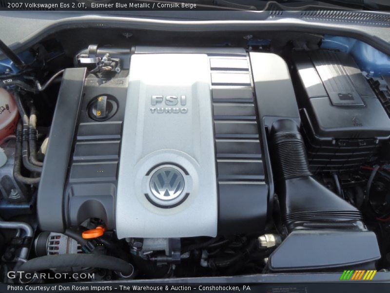 Eismeer Blue Metallic / Cornsilk Beige 2007 Volkswagen Eos 2.0T