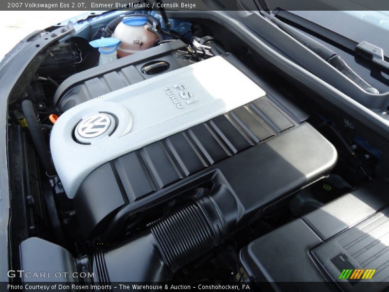 Eismeer Blue Metallic / Cornsilk Beige 2007 Volkswagen Eos 2.0T