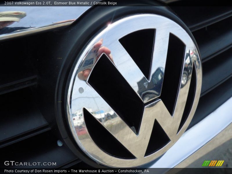 Eismeer Blue Metallic / Cornsilk Beige 2007 Volkswagen Eos 2.0T
