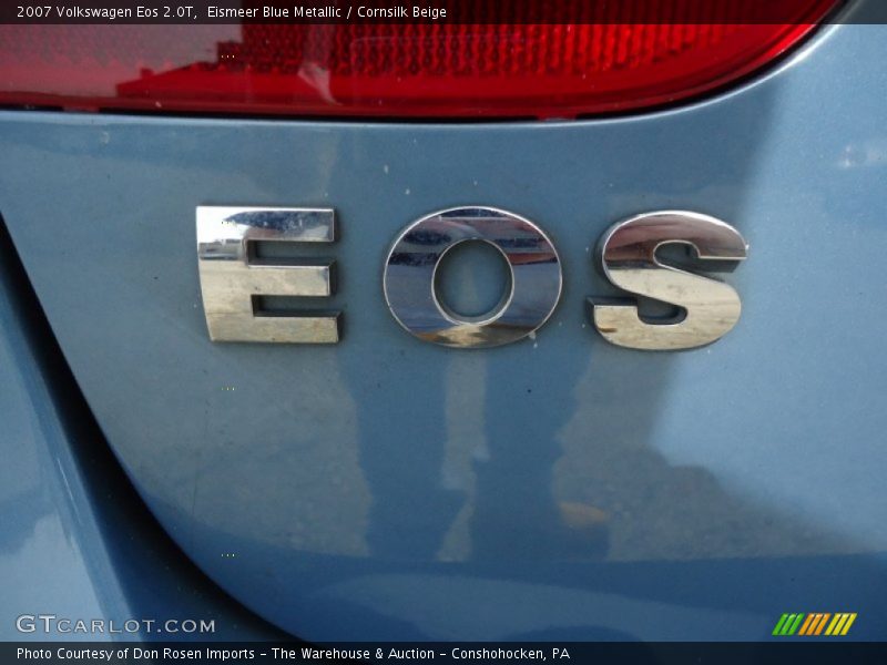 Eismeer Blue Metallic / Cornsilk Beige 2007 Volkswagen Eos 2.0T