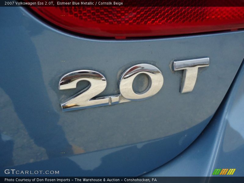 Eismeer Blue Metallic / Cornsilk Beige 2007 Volkswagen Eos 2.0T