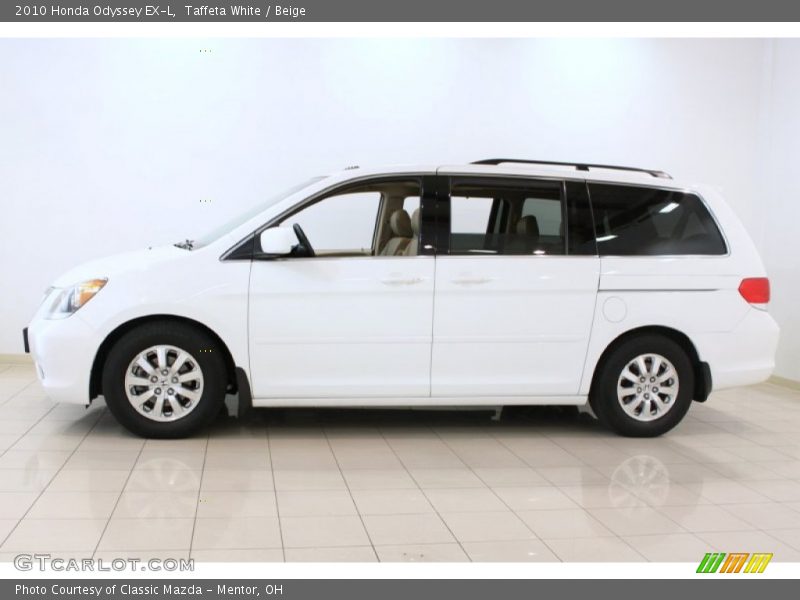 Taffeta White / Beige 2010 Honda Odyssey EX-L