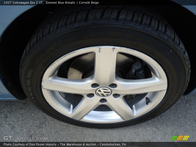 Eismeer Blue Metallic / Cornsilk Beige 2007 Volkswagen Eos 2.0T