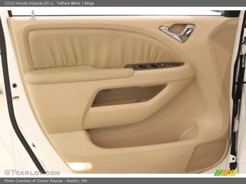 Taffeta White / Beige 2010 Honda Odyssey EX-L