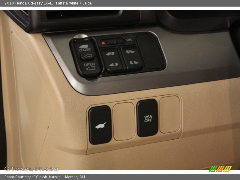 Taffeta White / Beige 2010 Honda Odyssey EX-L