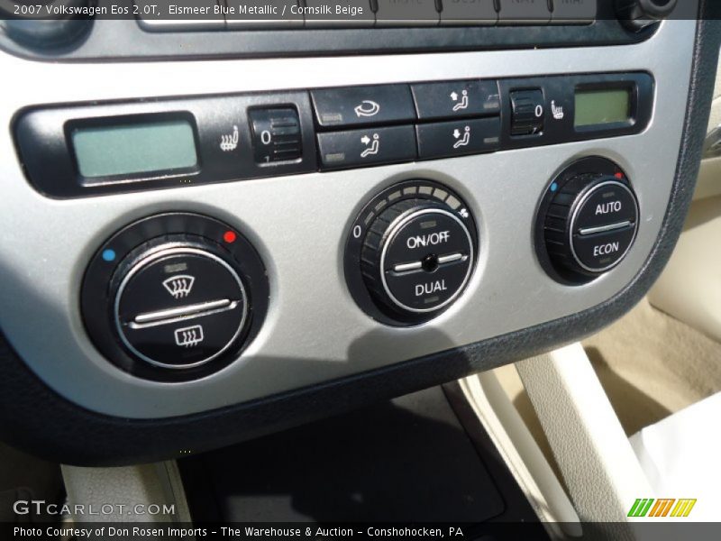 Eismeer Blue Metallic / Cornsilk Beige 2007 Volkswagen Eos 2.0T