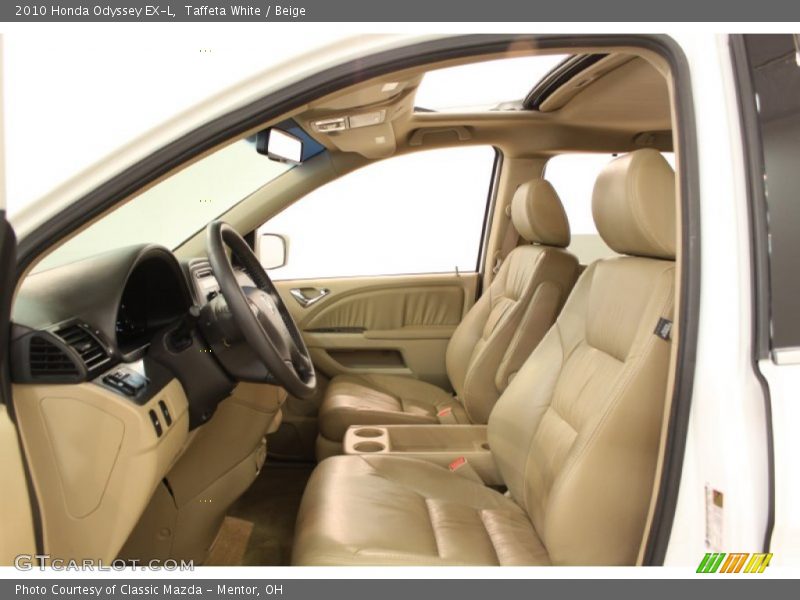 Taffeta White / Beige 2010 Honda Odyssey EX-L