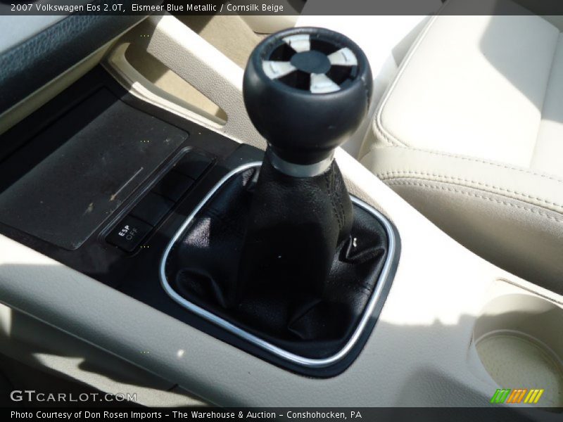 Eismeer Blue Metallic / Cornsilk Beige 2007 Volkswagen Eos 2.0T