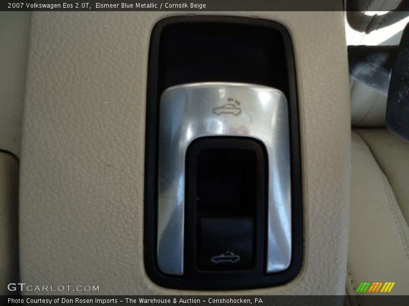 Eismeer Blue Metallic / Cornsilk Beige 2007 Volkswagen Eos 2.0T