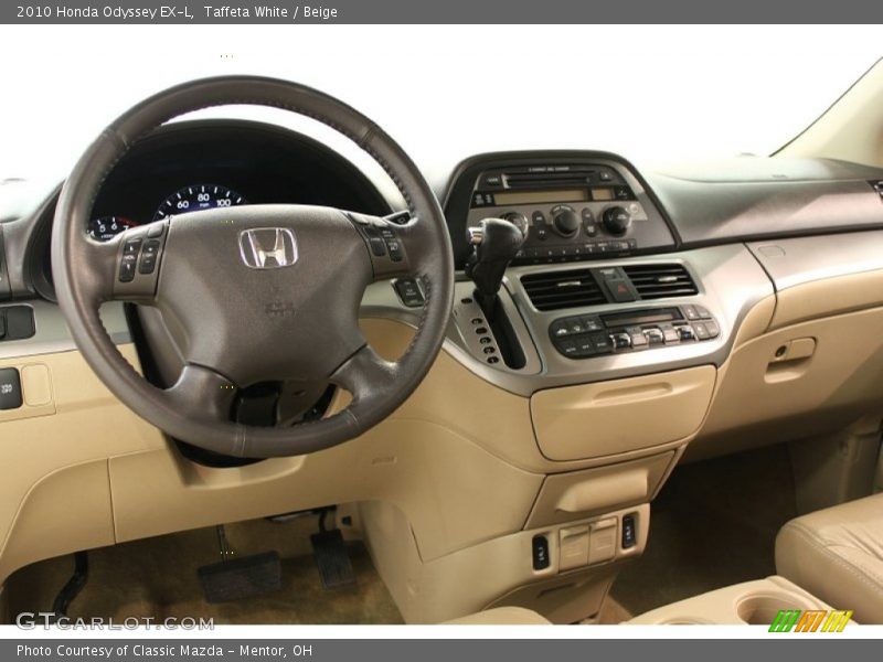 Taffeta White / Beige 2010 Honda Odyssey EX-L