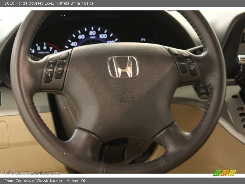 Taffeta White / Beige 2010 Honda Odyssey EX-L