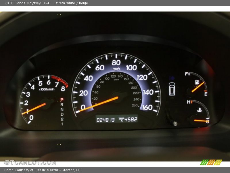 Taffeta White / Beige 2010 Honda Odyssey EX-L