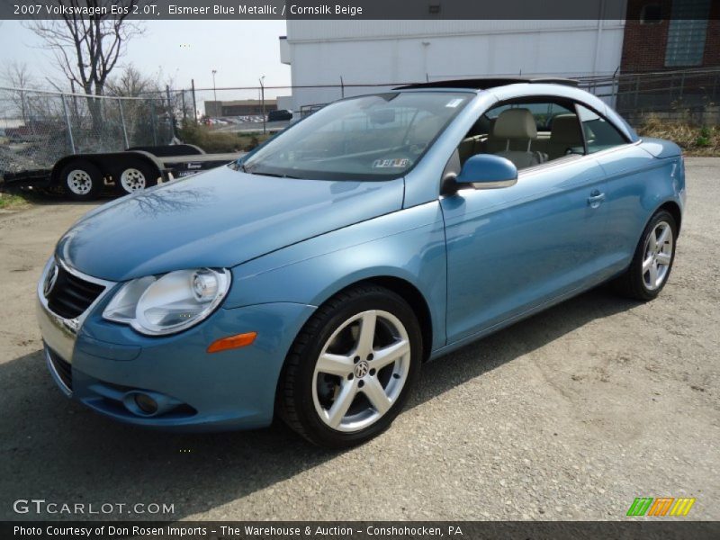 Eismeer Blue Metallic / Cornsilk Beige 2007 Volkswagen Eos 2.0T