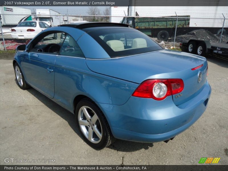 Eismeer Blue Metallic / Cornsilk Beige 2007 Volkswagen Eos 2.0T