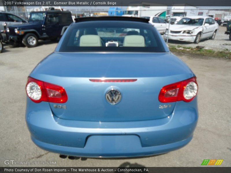 Eismeer Blue Metallic / Cornsilk Beige 2007 Volkswagen Eos 2.0T