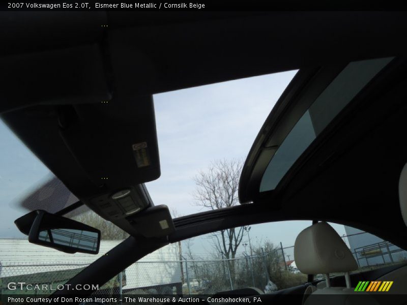 Eismeer Blue Metallic / Cornsilk Beige 2007 Volkswagen Eos 2.0T