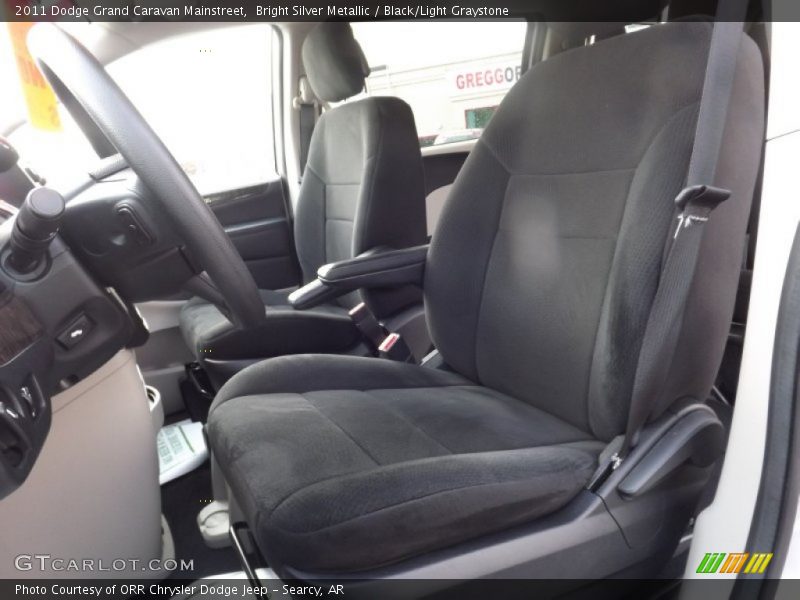 Bright Silver Metallic / Black/Light Graystone 2011 Dodge Grand Caravan Mainstreet