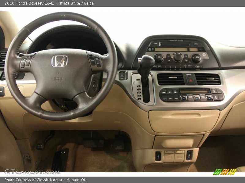 Taffeta White / Beige 2010 Honda Odyssey EX-L