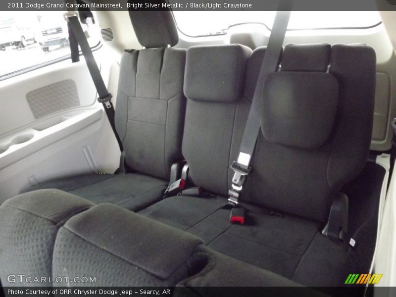 Bright Silver Metallic / Black/Light Graystone 2011 Dodge Grand Caravan Mainstreet