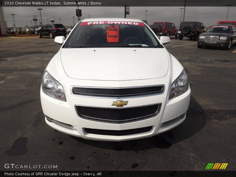 Summit White / Ebony 2010 Chevrolet Malibu LT Sedan