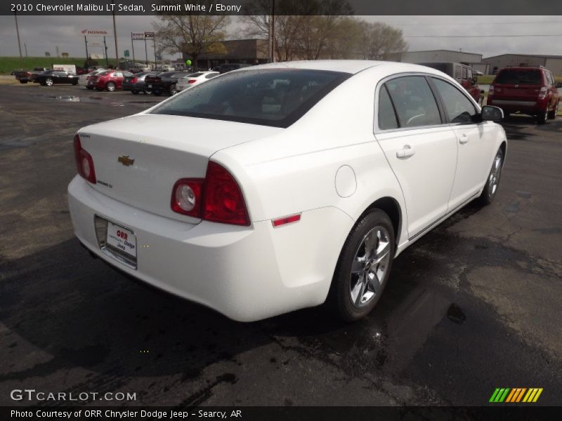Summit White / Ebony 2010 Chevrolet Malibu LT Sedan