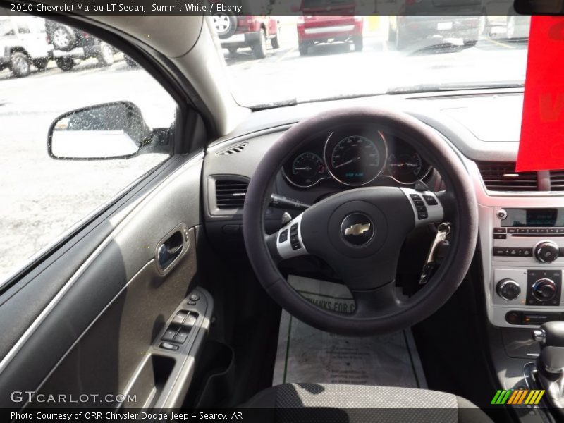 Summit White / Ebony 2010 Chevrolet Malibu LT Sedan