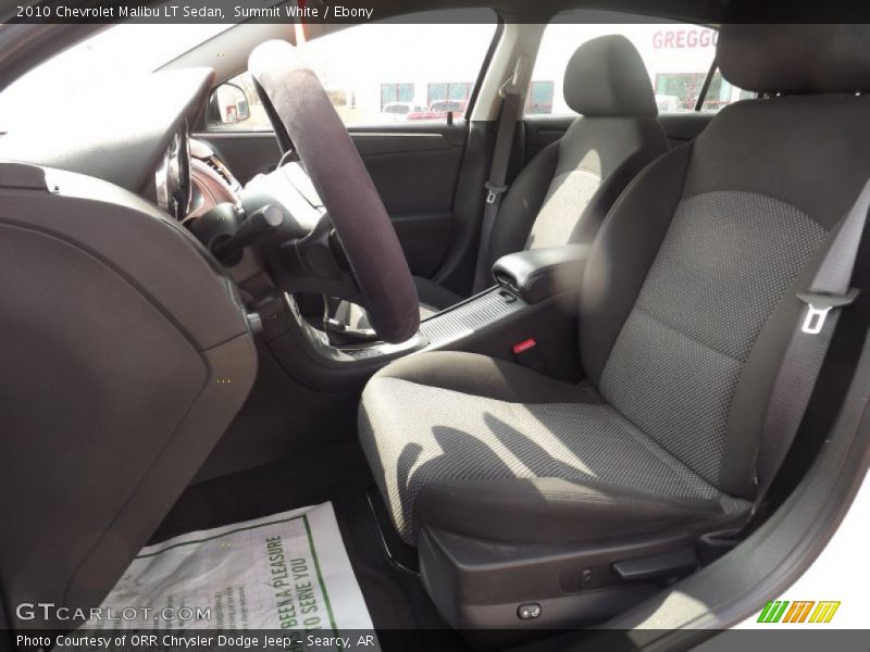 Summit White / Ebony 2010 Chevrolet Malibu LT Sedan