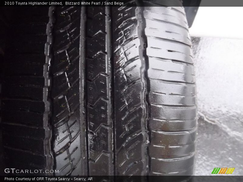 Blizzard White Pearl / Sand Beige 2010 Toyota Highlander Limited