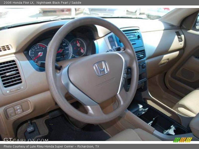 Nighthawk Black Pearl / Saddle 2006 Honda Pilot LX