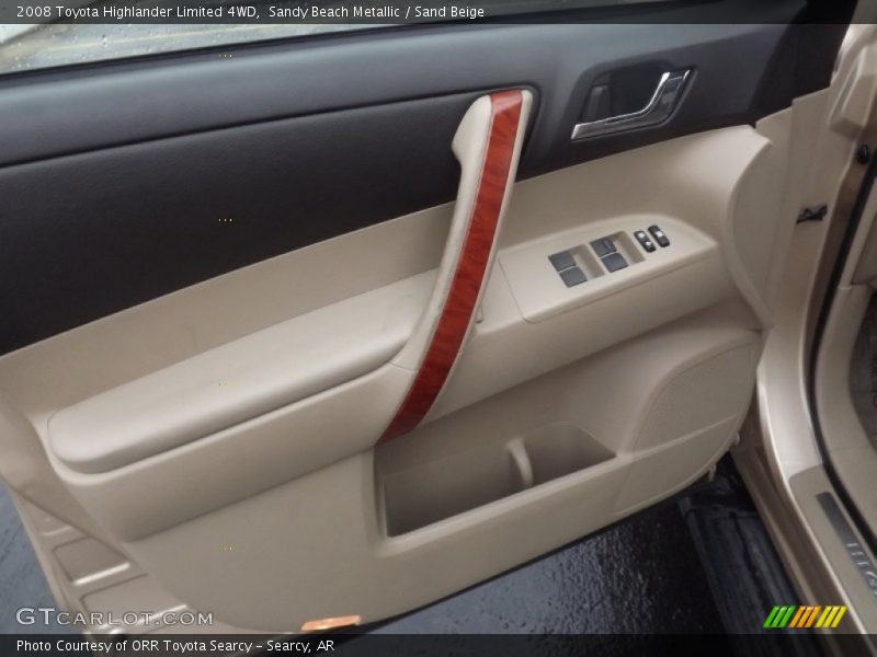 Sandy Beach Metallic / Sand Beige 2008 Toyota Highlander Limited 4WD