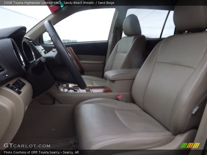 Sandy Beach Metallic / Sand Beige 2008 Toyota Highlander Limited 4WD