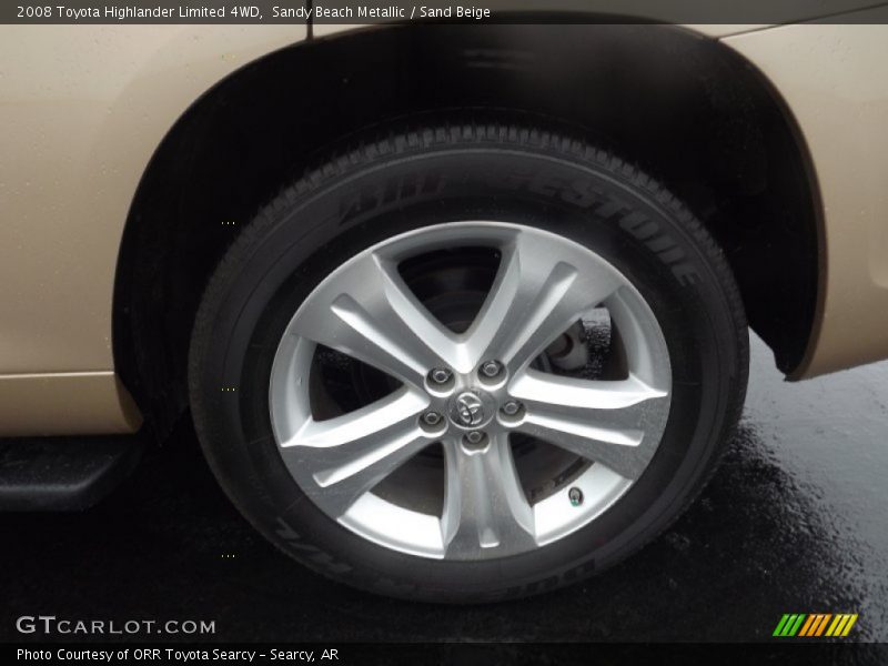Sandy Beach Metallic / Sand Beige 2008 Toyota Highlander Limited 4WD