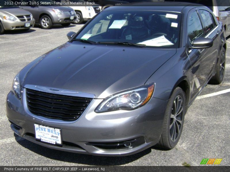 Tungsten Metallic / Black 2012 Chrysler 200 S Sedan