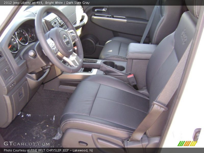 Bright White / Dark Slate Gray 2012 Jeep Liberty Jet 4x4