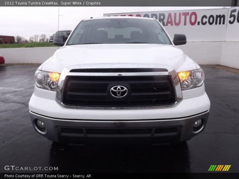 Super White / Graphite 2012 Toyota Tundra CrewMax