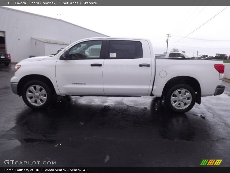 Super White / Graphite 2012 Toyota Tundra CrewMax
