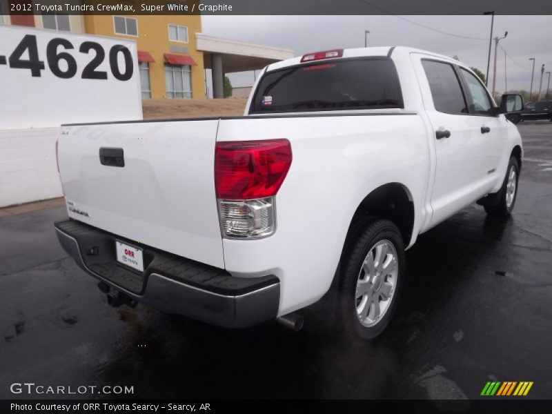 Super White / Graphite 2012 Toyota Tundra CrewMax