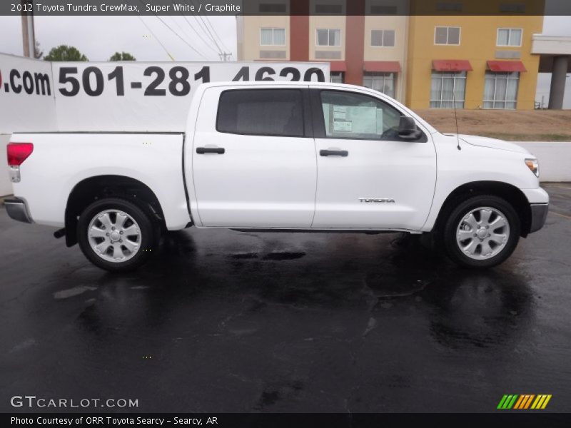 Super White / Graphite 2012 Toyota Tundra CrewMax